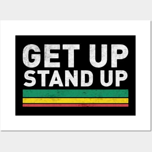 Get up stand up Posters and Art